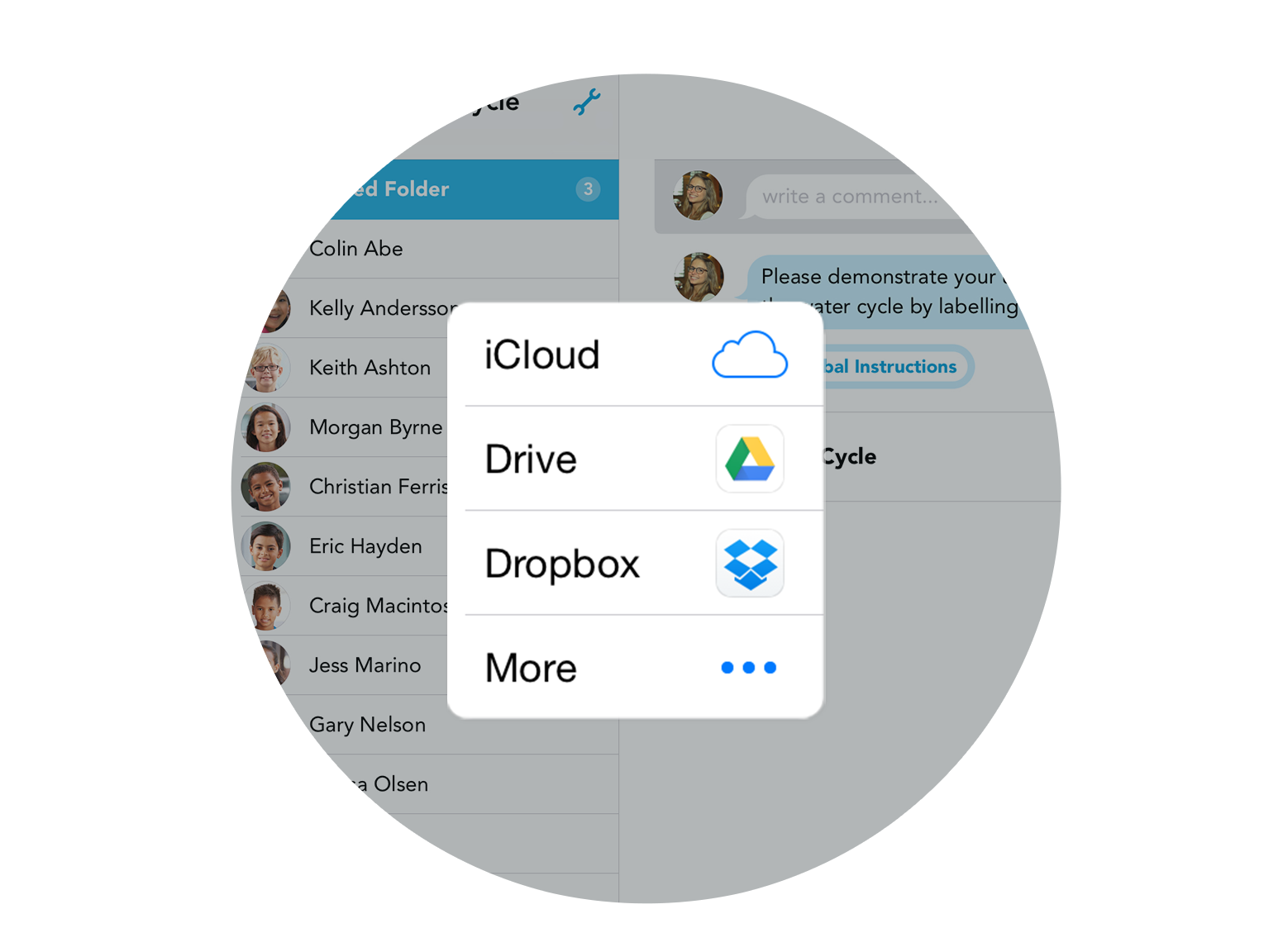 Import documents from iCloud, Google Drive, Dropbox, and more.