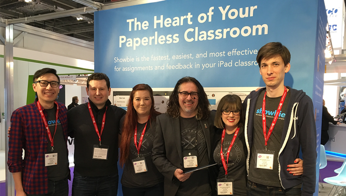 Showbie Team at Bett