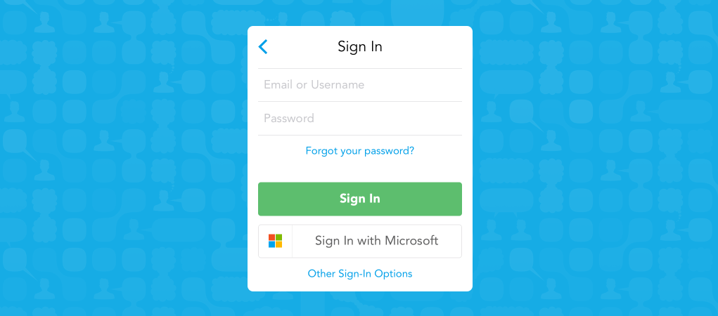 Sign In with Microsoft